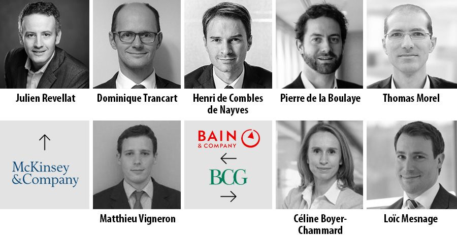 Bain, Boston Consulting Group and McKinsey add senior advisors in France