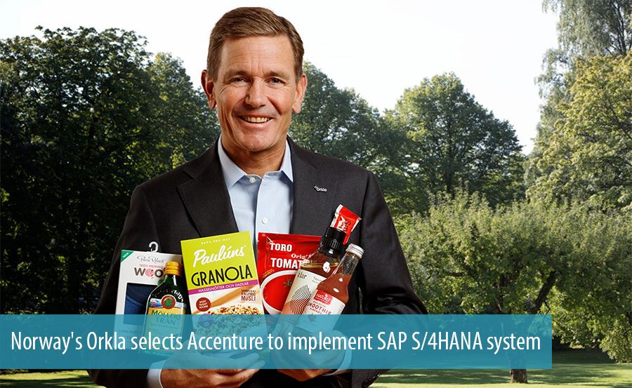 Norway's Orkla selects Accenture to implement SAP S/4HANA system 