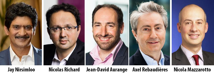 Jay Nirsimloo, Nicolas Richard, Jean-David Aurange, Axel Rebaudières, Nicola Mazzarotto
