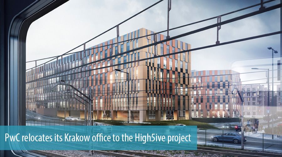 PwC relocates its Krakow office to the High5ive project
