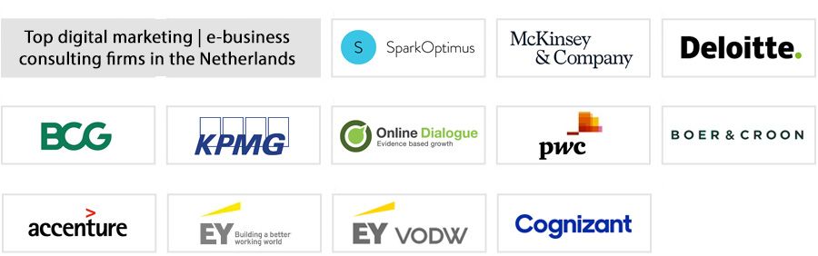 Top digital marketing | e-business consulting firms in the Netherlands
