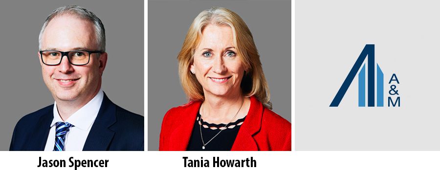 Tania Howarth and Jason Spencer join A&M's private equity arm
