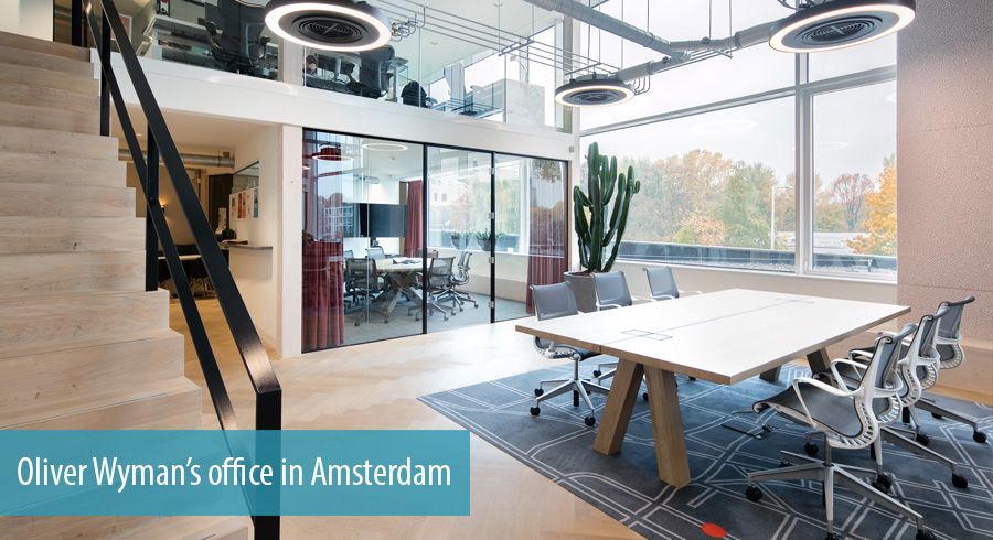 Oliver Wyman’s office in Amsterdam