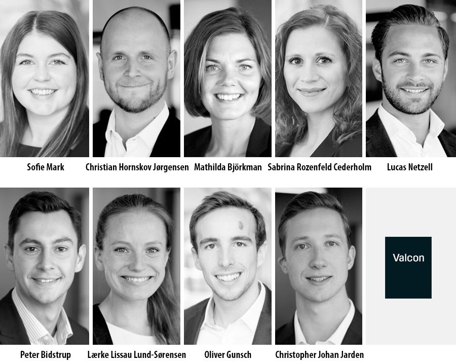 Valcon promotes nine consultants in Denmark and Sweden