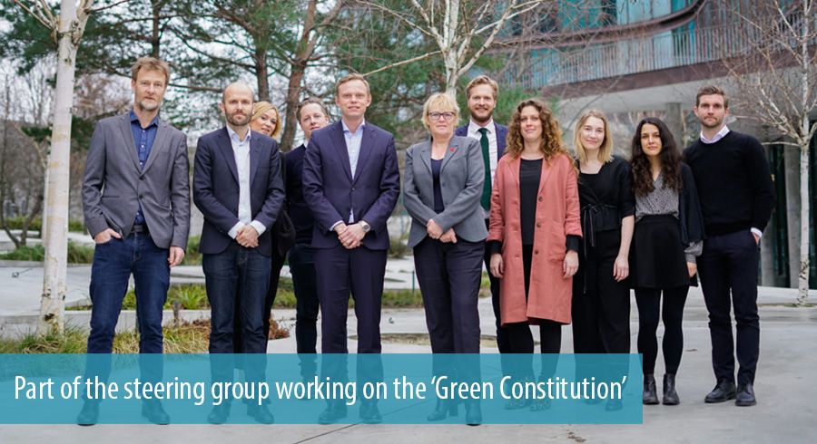 Part of the steering group working on the ‘Green Constitution’