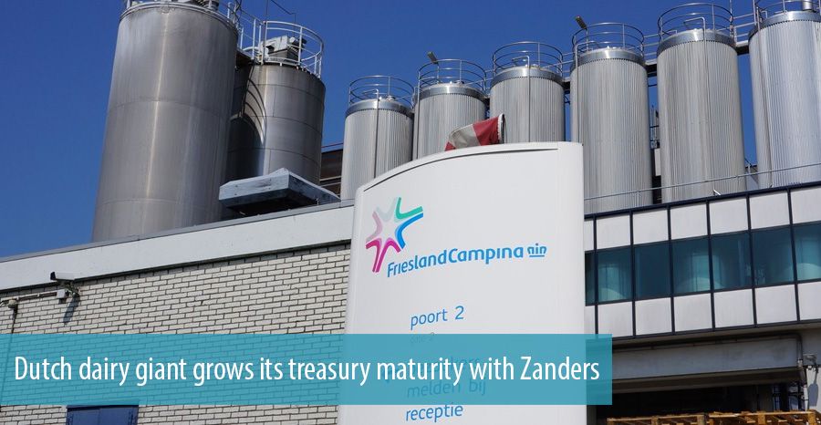 Dutch dairy giant grows its treasury maturity with Zanders
