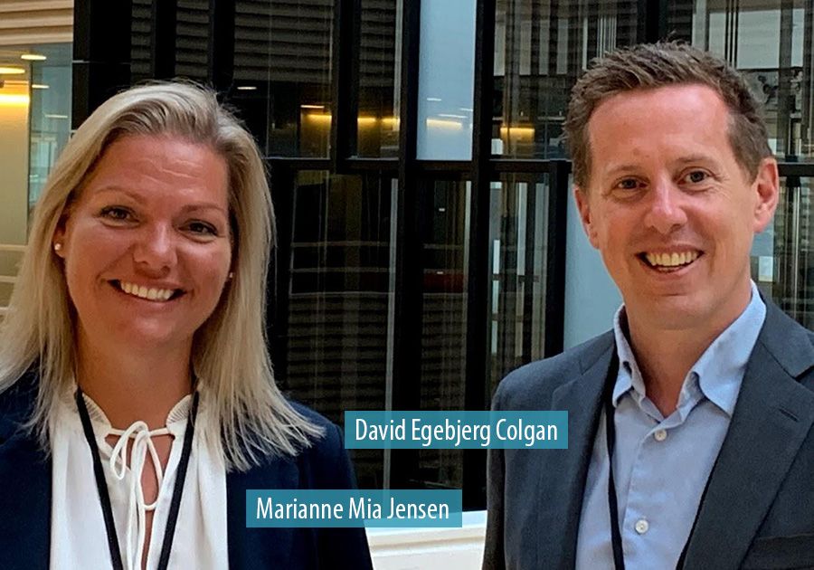 Marianne Mia Jensen and David Egebjerg Colgan
