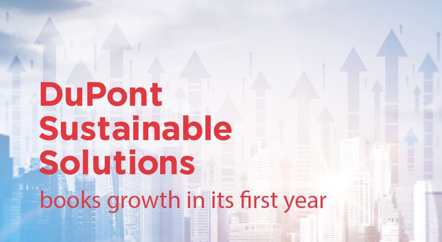 DuPont Sustainable Solutions books growth in its first year
