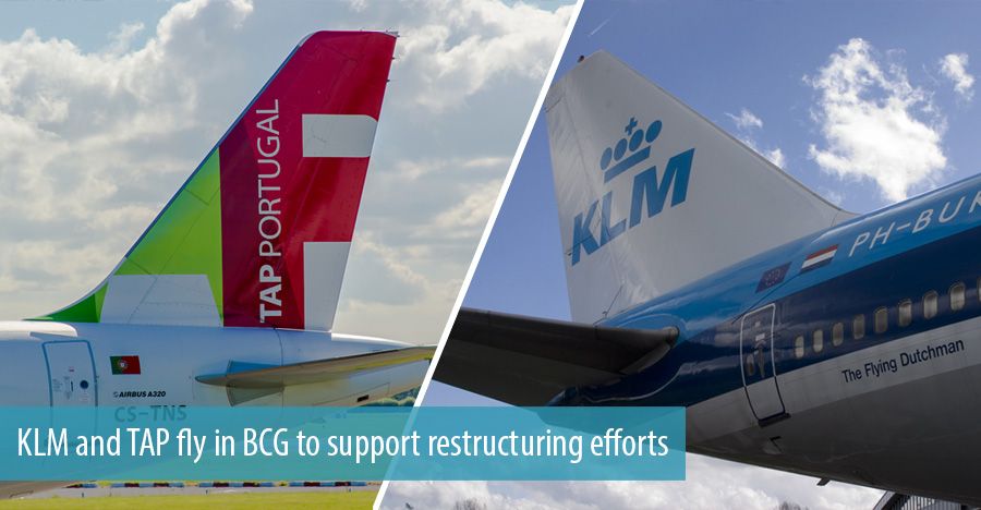 KLM and TAP fly in BCG to support restructuring efforts