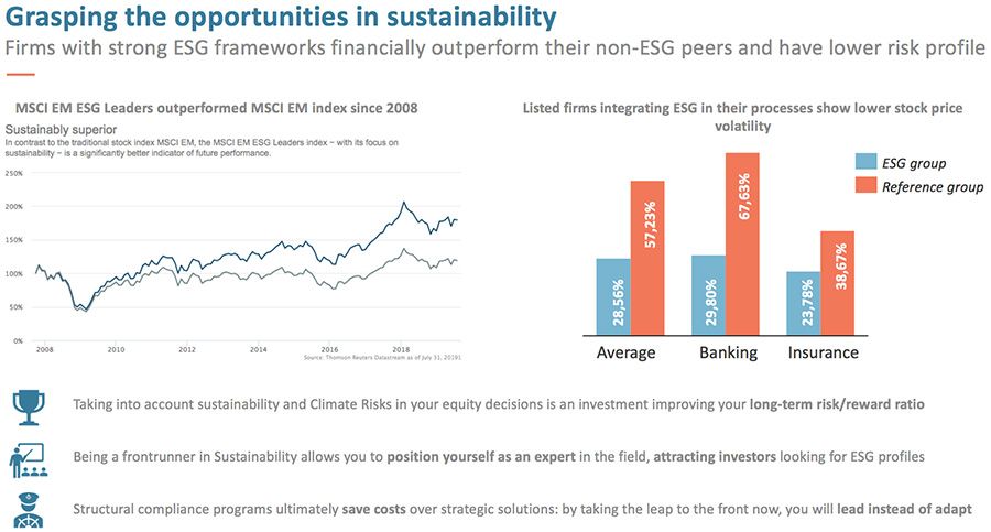 Grasping the opportunities in sustainability
