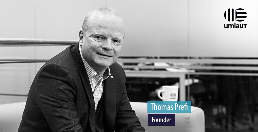 Thomas Prefi, Founder, umlaut