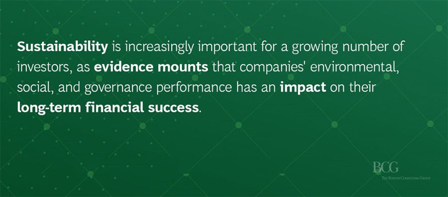 ESG commitment provides boost to financial performance