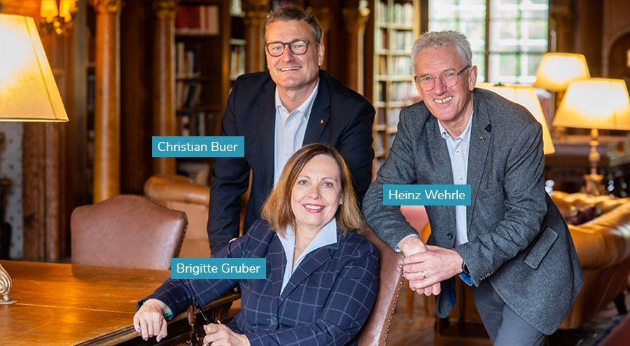 Brigitte Gruber, Heinz Wehrle, Christian Buer