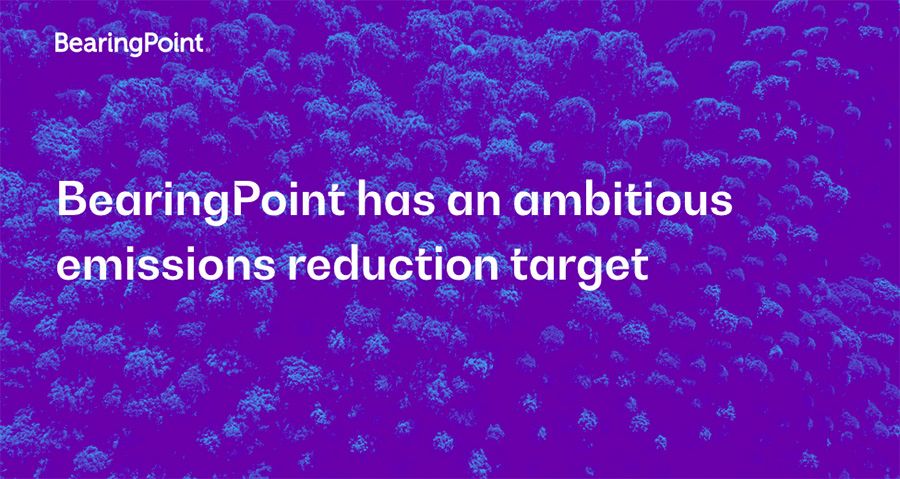 BearingPoint pledges to halving its CO2 emissions by 2025