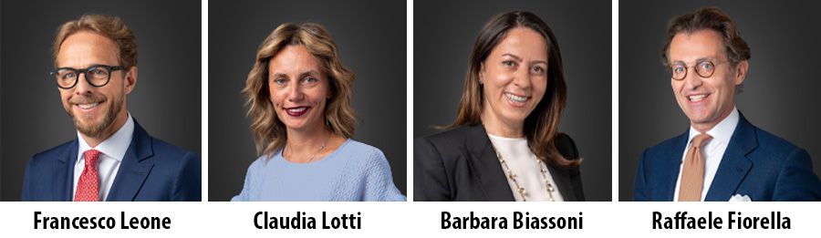 Francesco Leone, Claudia Lotti, Barbara Biassoni and Raffaele Fiorella - FTI Consulting