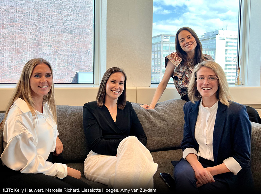 Kelly Hauwert, Marcella Richard, Lieselotte Hoegee, Amy van Zuydam - Blinklane Consulting