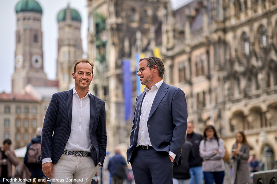Fredrik Jonker (l) and Andreas Bonnard (r)