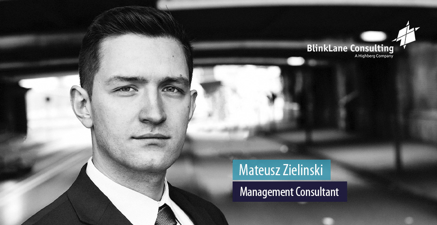 Mateusz Zielinski on his first six months at BlinkLane Consulting