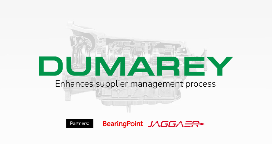 Dumarey Group teams up with BearingPoint for supplier management