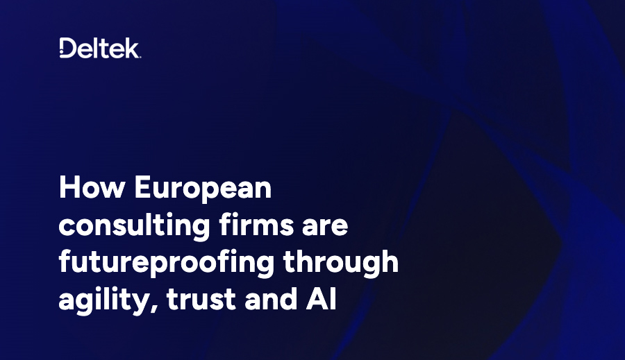 How European consulting firms are futureproofing through agility, trust and AI