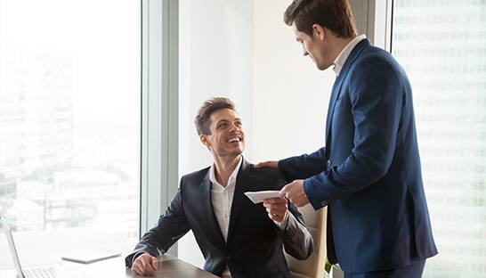 Forty percent of professionals expect to get a bigger bonus this year