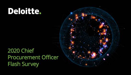 Deloitte: Procurement leaders focusing on cash flow, expanding supply base