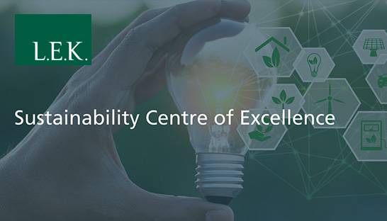 L.E.K. Consulting establishes centre of excellence for sustainability