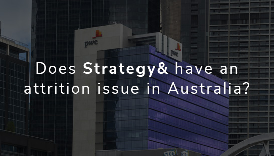 Does Strategy& have a senior attrition issue in Australia?