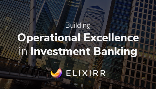 Operational excellence in investment banking through partnerships
