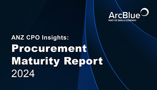 ArcBlue unveils the maturity of procurement functions in Australia and New Zealand