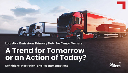 The power of primary data in sustainable logistics