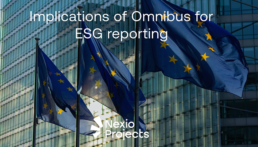 Nexio Projects outlines the implications of Omnibus for ESG reporting