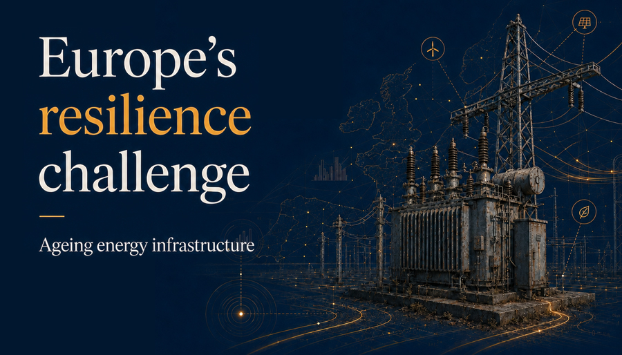 Ageing energy infrastructure undermines Europe’s energy transition resilience